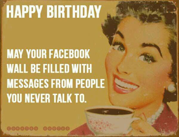 A Facebook Birthday Greeting