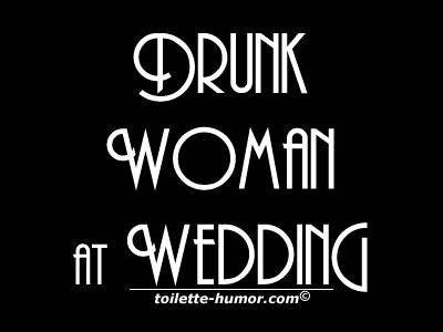 Drunk Wedding girl