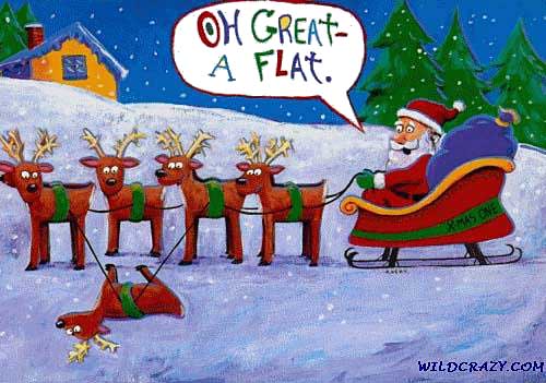 Santa Gets a Flat