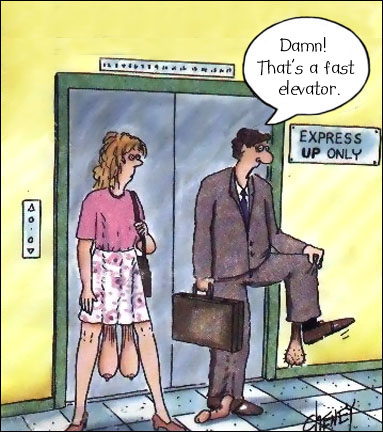 Elevator Cartoon
