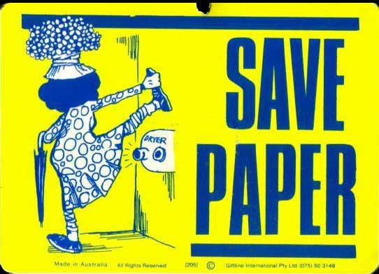 Save Toilet Paper